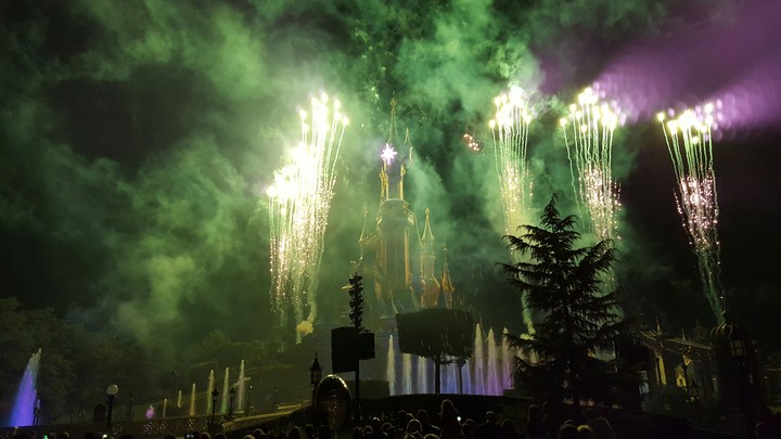 firework in Disney Land Paris clôture