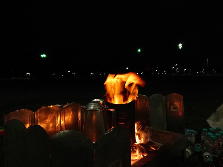 Winter nights Jubail Industrial City