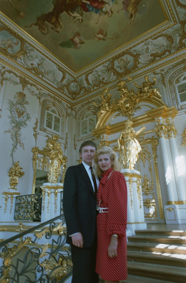 Trump and Ivana in Moscow