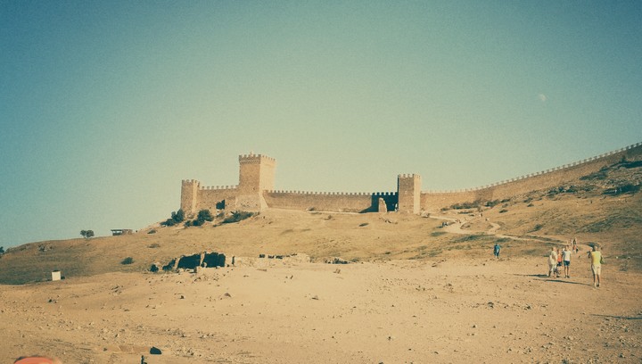 Genoese fortress, Sudak. Crimea, Russia.