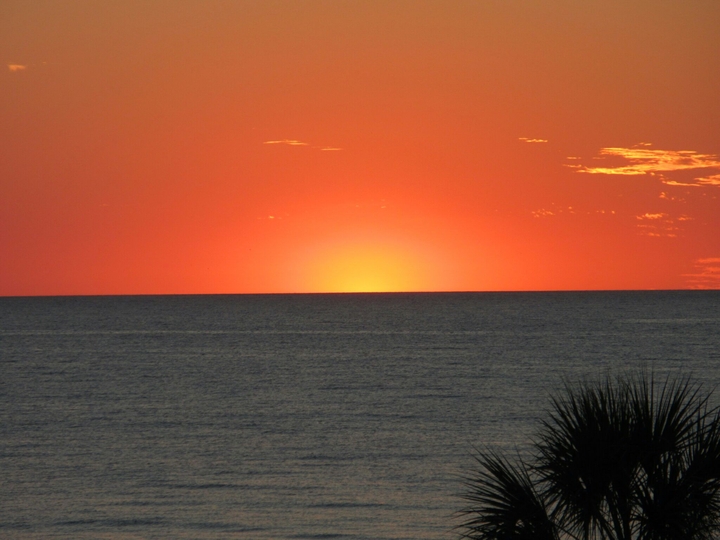 Sunset on the beach