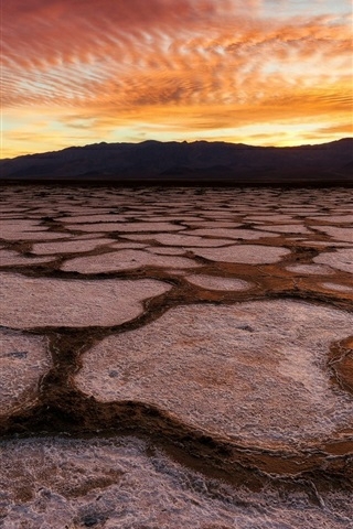 Death Valley at sunset
