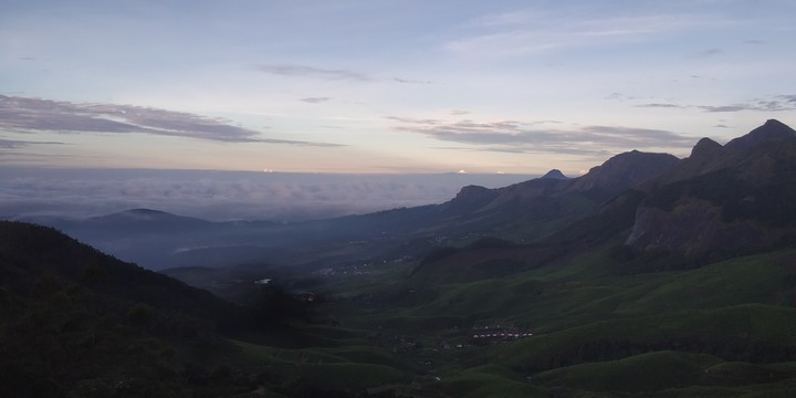 above the clouds