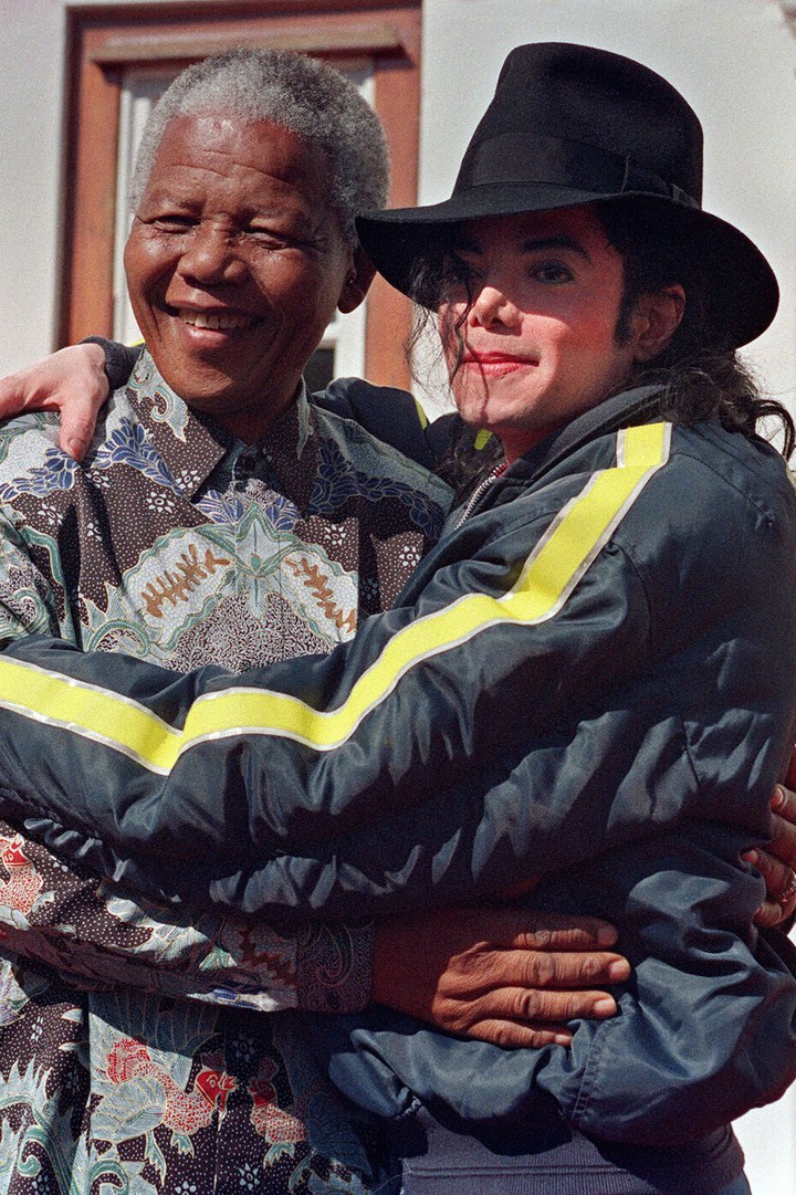 Nelson Mandela & Michael Jackson.
