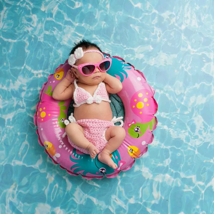 cute baby...at pool