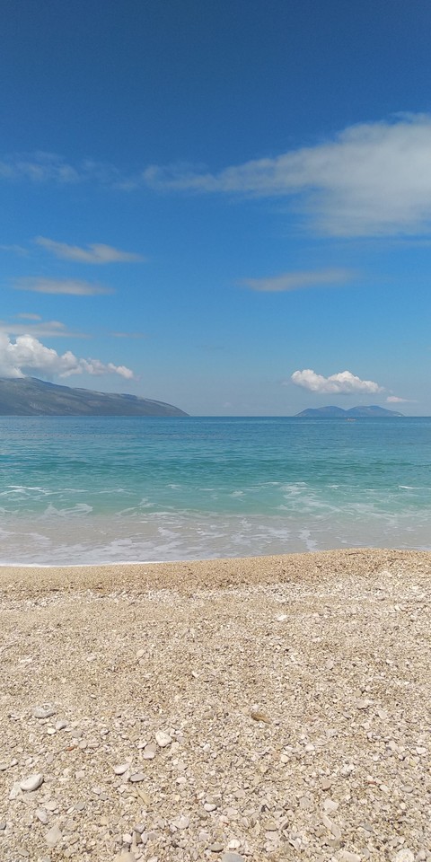 The blue sea