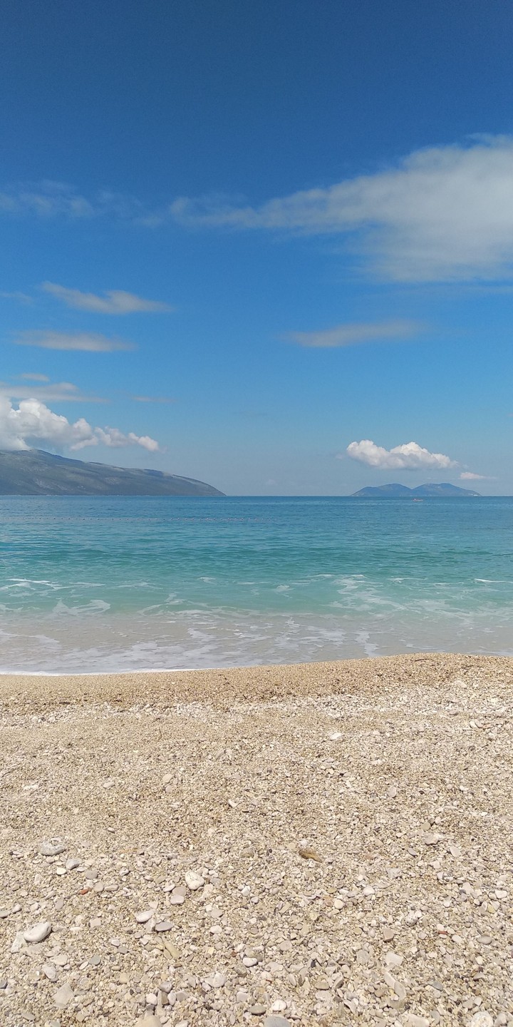 The blue sea