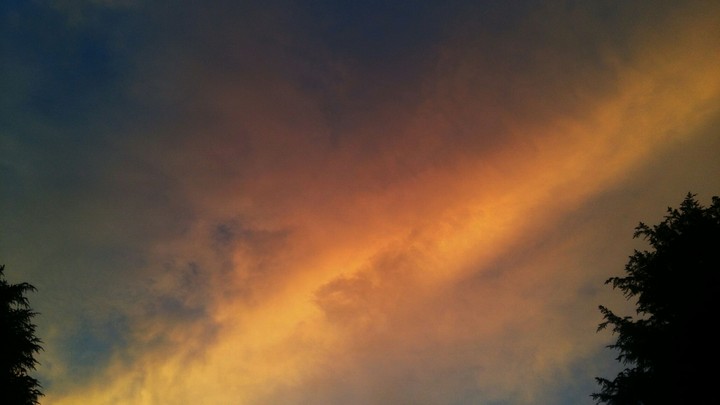 sunset cloud