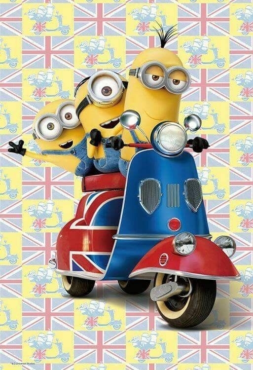 minnions on a ride....