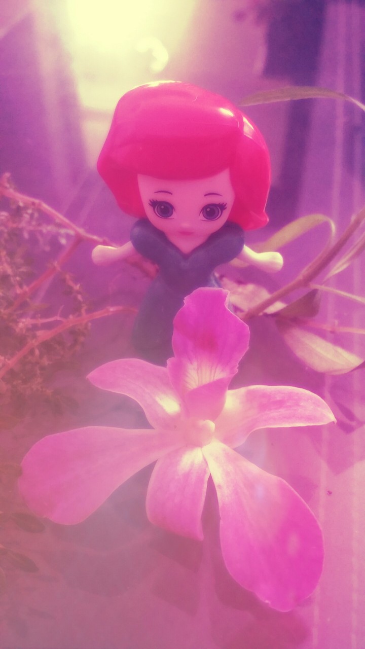 Girl on fantasy