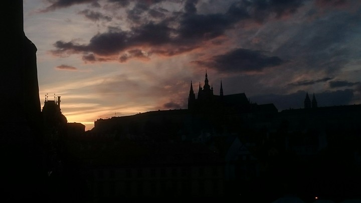 Sunset in Prague