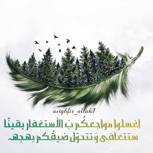 استغفر الله العظيم واتوب اليه