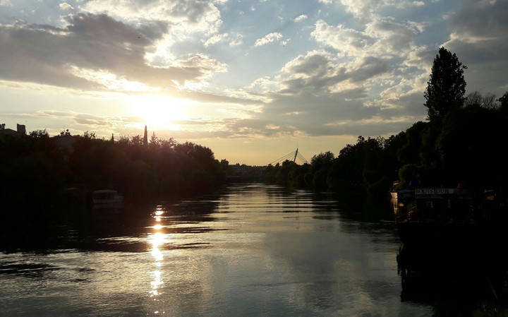 Sunshine and river