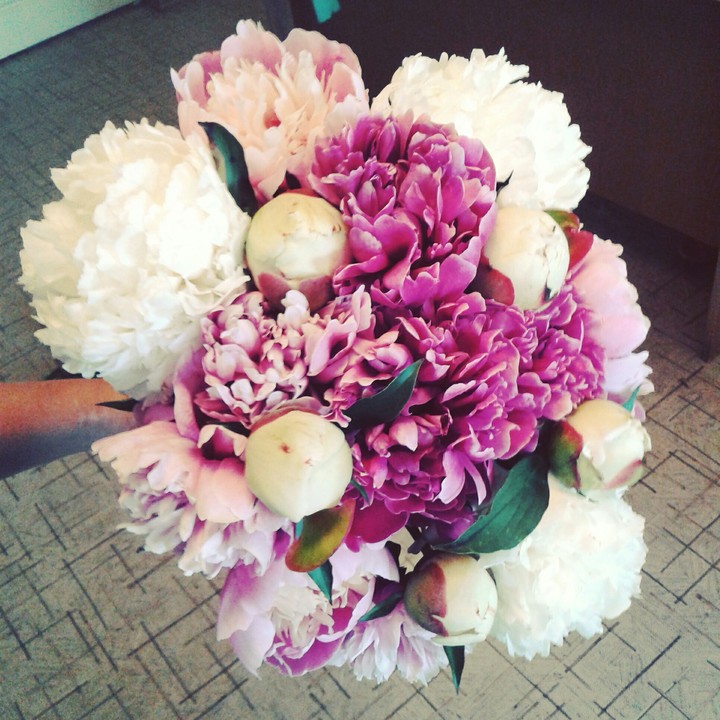 Bouquet of peonies