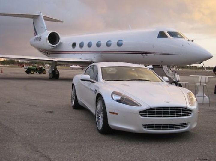 aston martin private jet