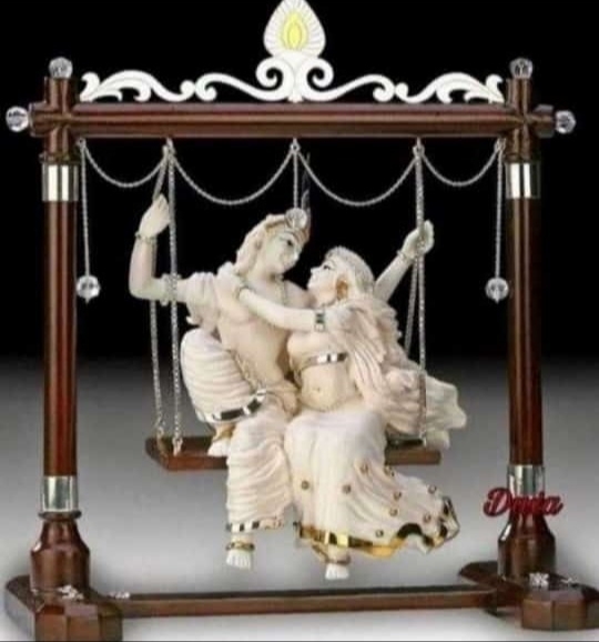 Radha with Krishna
