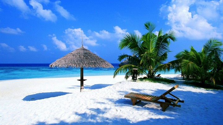 White sand