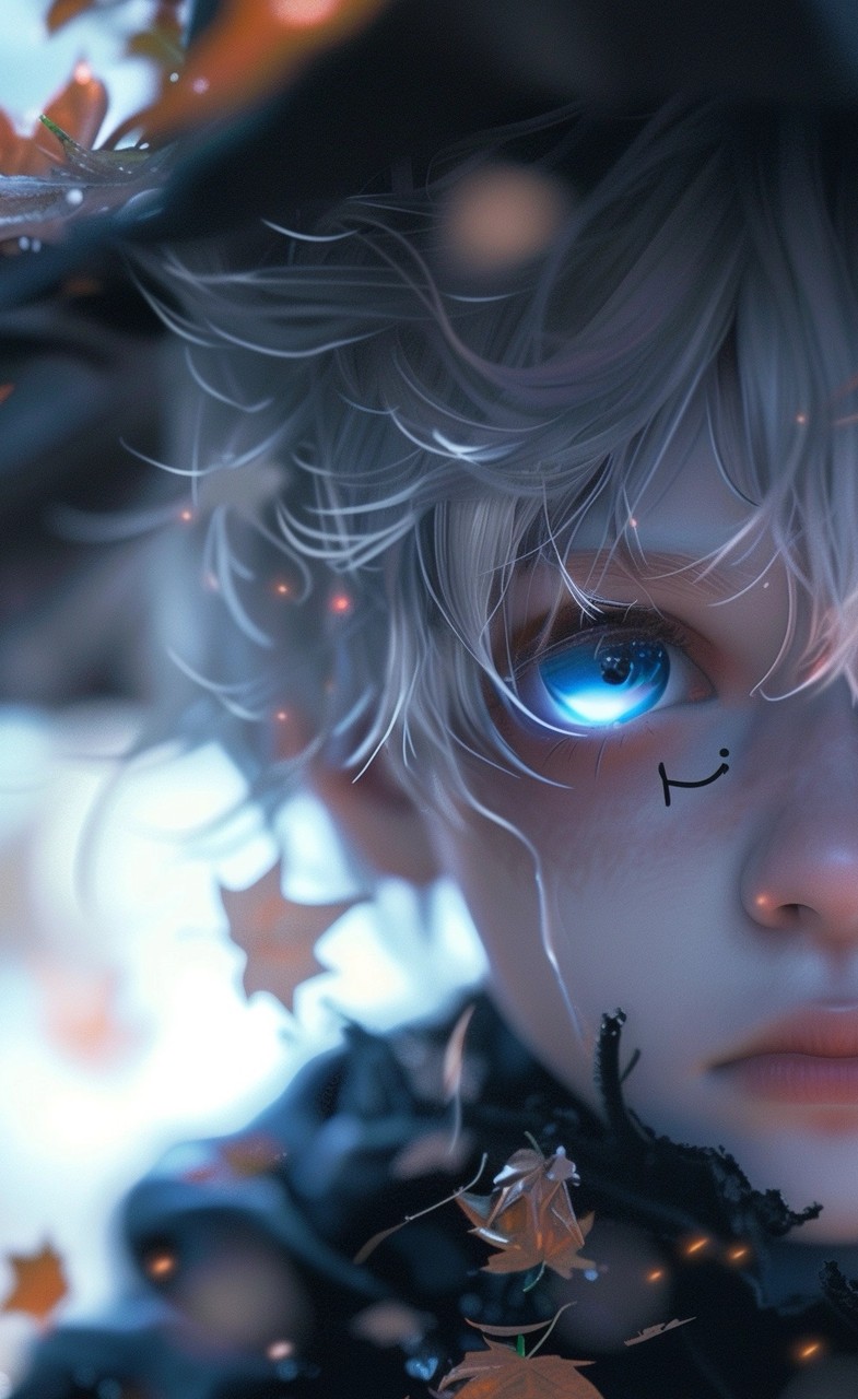 Anime cute boy cartoon