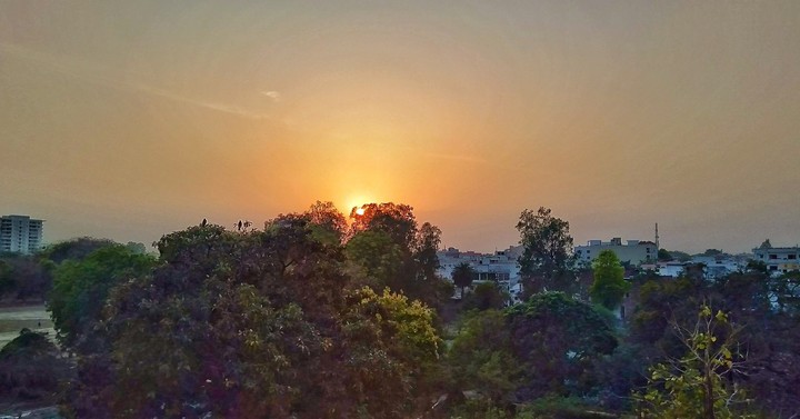 The sunset