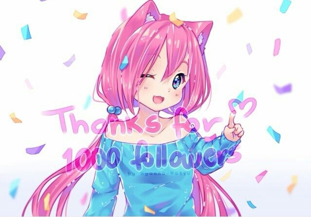 Thanks for 1000 followers