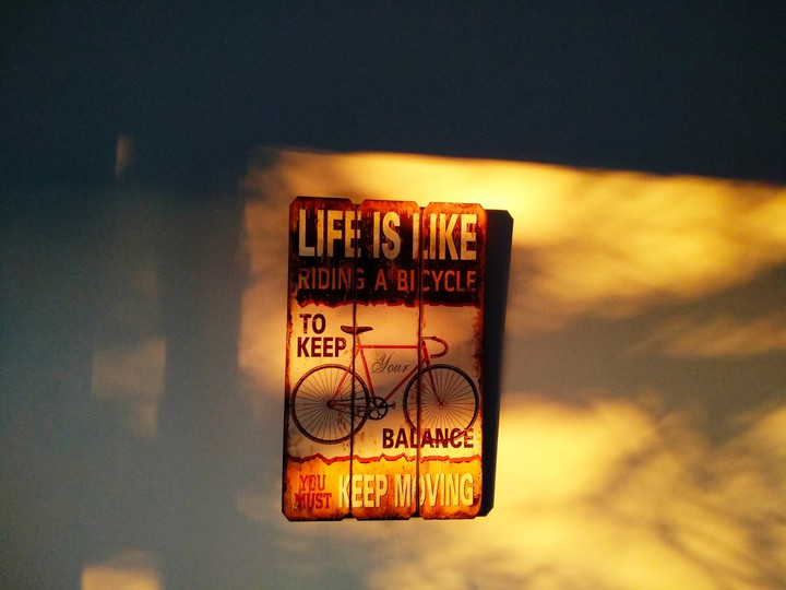 Sunset in my kitchen