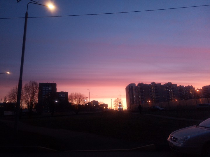 закат