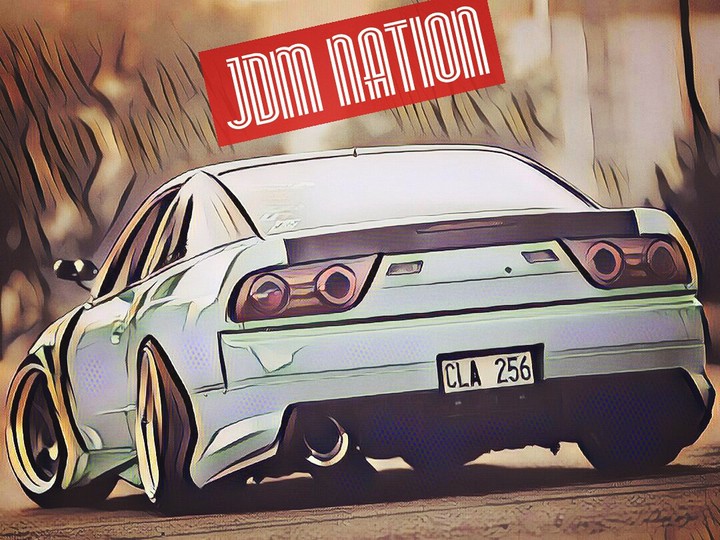 Nissan 180SX illustrated