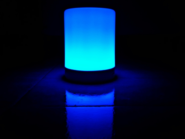 blue speaker