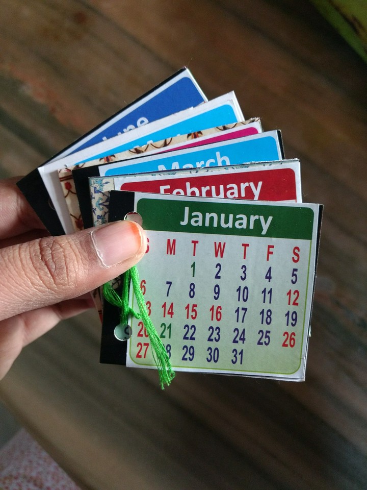 mini calendar
