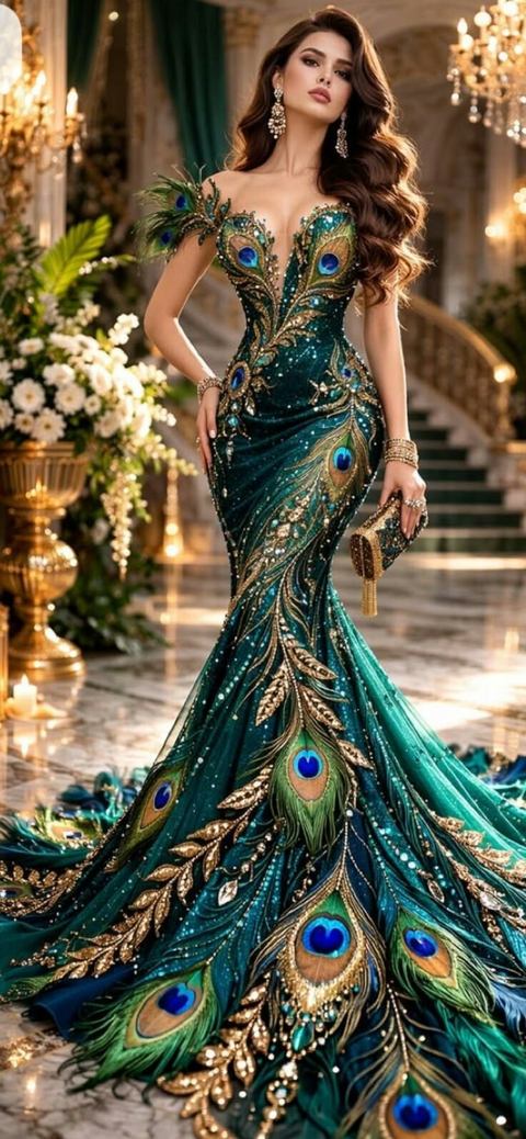 sfondi dress, feather