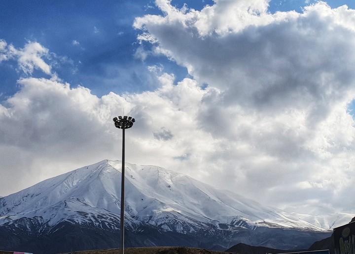 snow on the mountain
