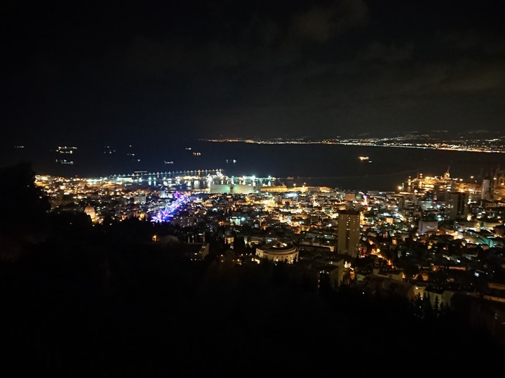 Haifa at night