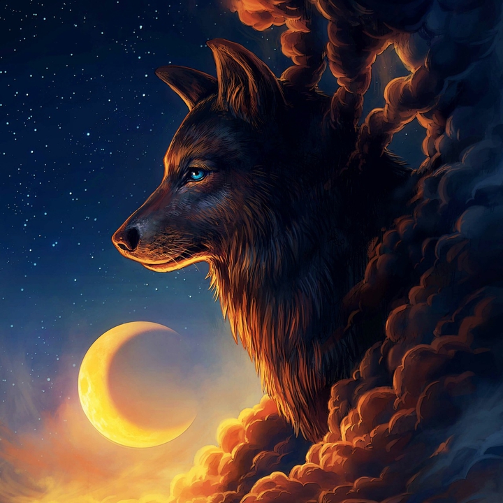 wolf art