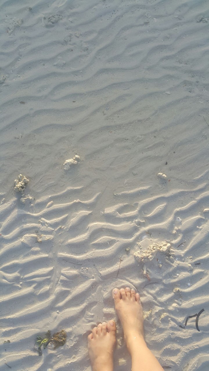 Sand on my toes