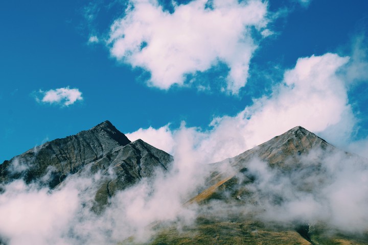 foggy mountain