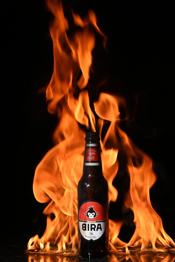 Bira in fire