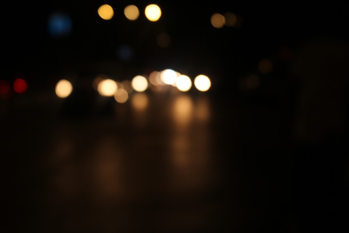 lights blured