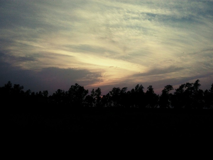 sun set
