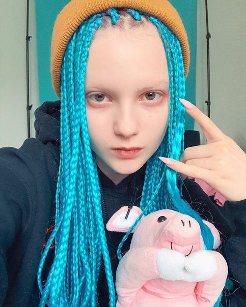 голубая норка