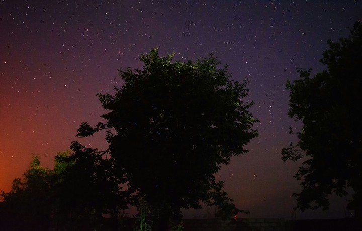 Beautiful sky at night