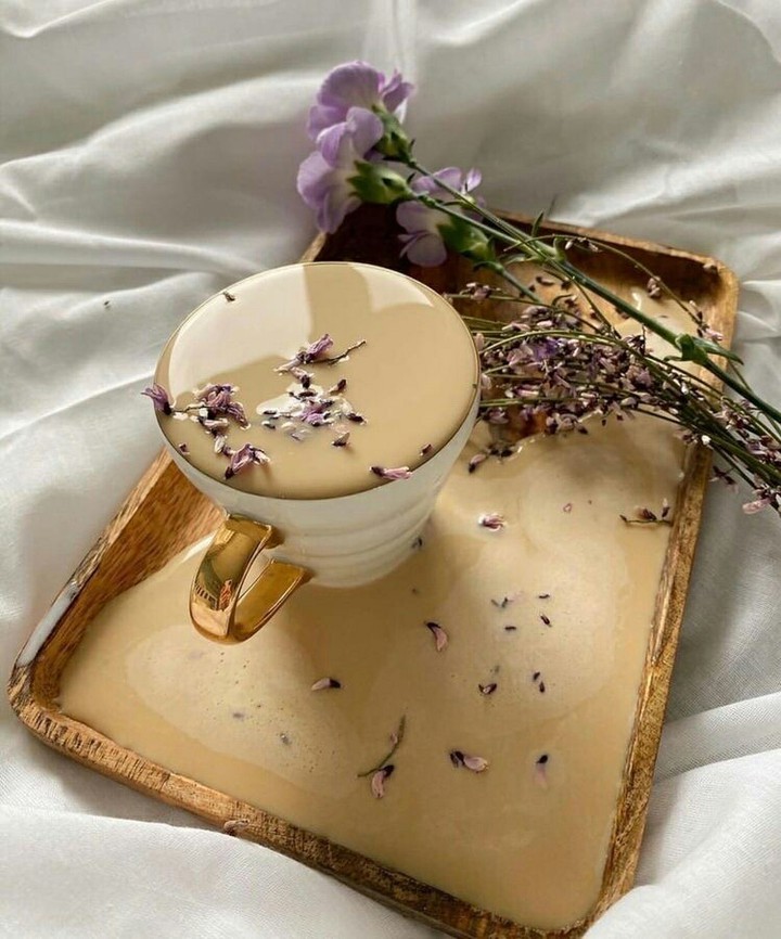 #coffee #latte #lavanda