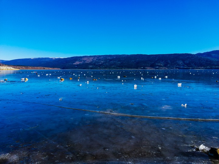 frozen lake