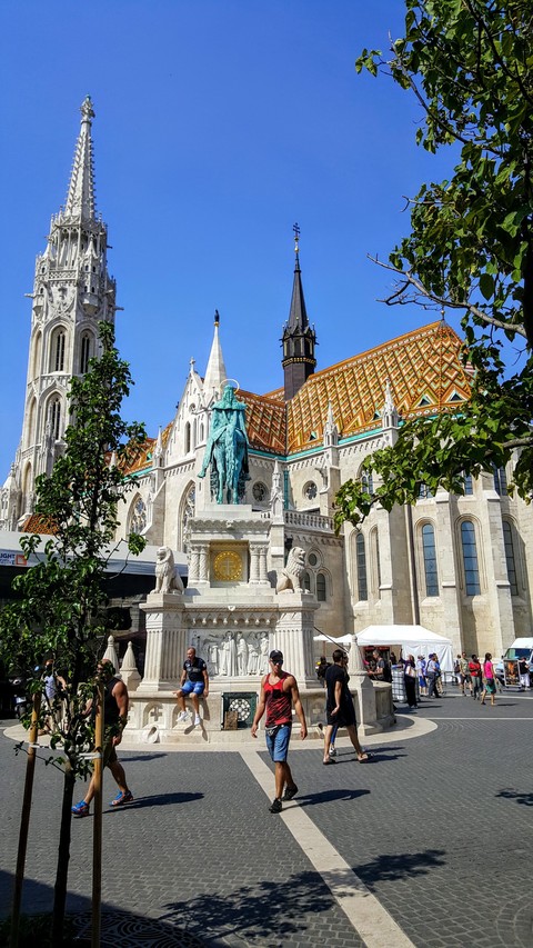 Beautiful church in Budapest, Hungary