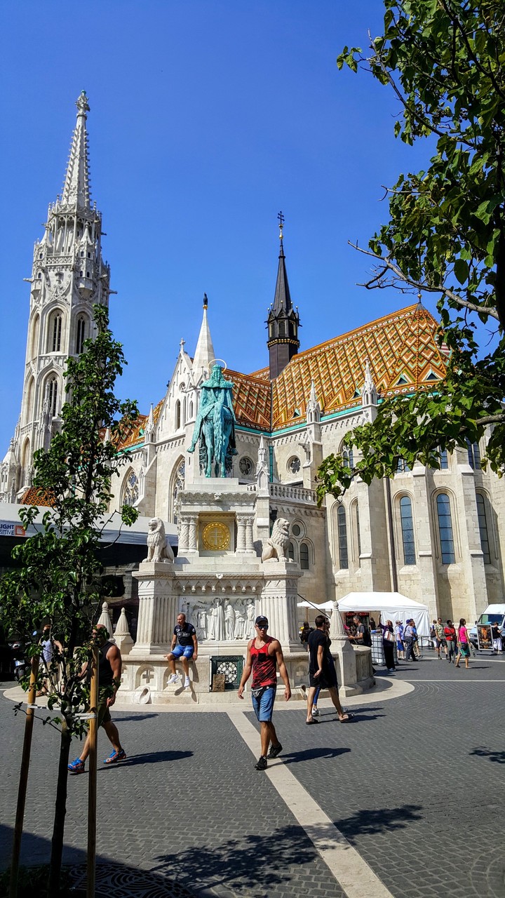 Beautiful church in Budapest, Hungary