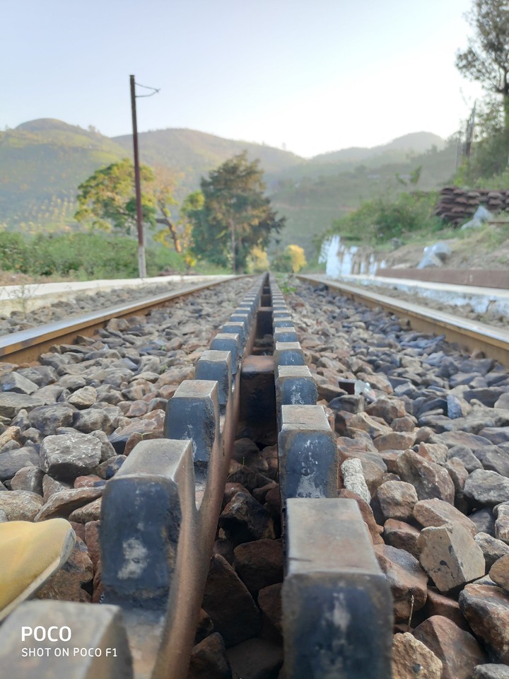 rail track close view