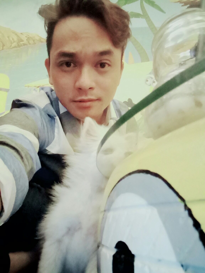 boy and dog