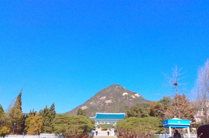 경복궁 뒤 청와대 Korea' s Blue House