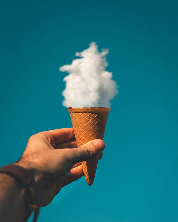 ice cream and cloud