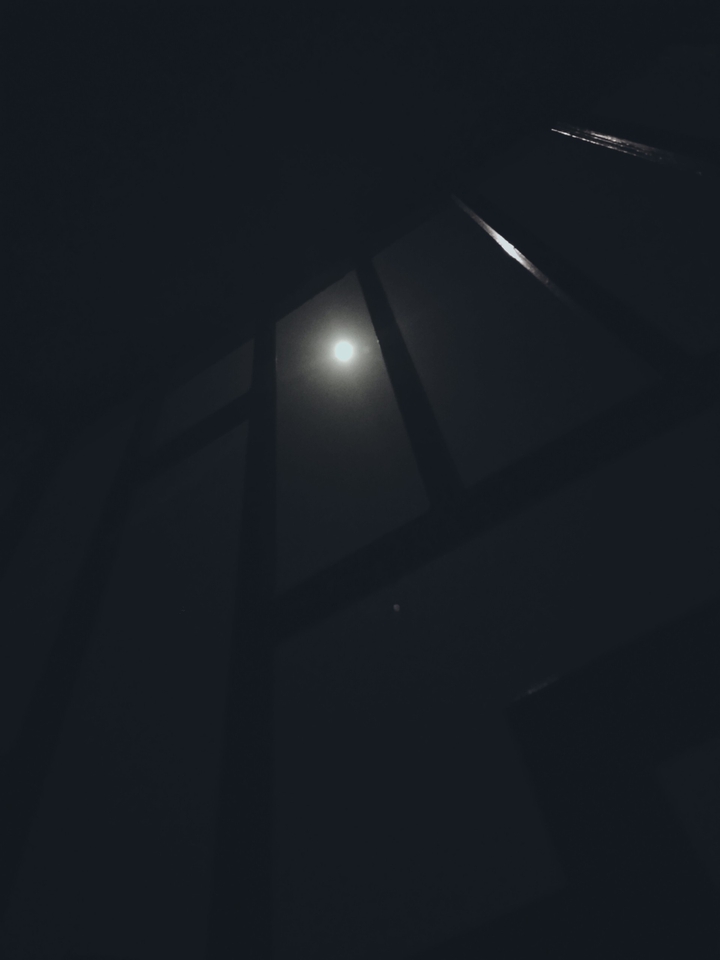 Moon in cage