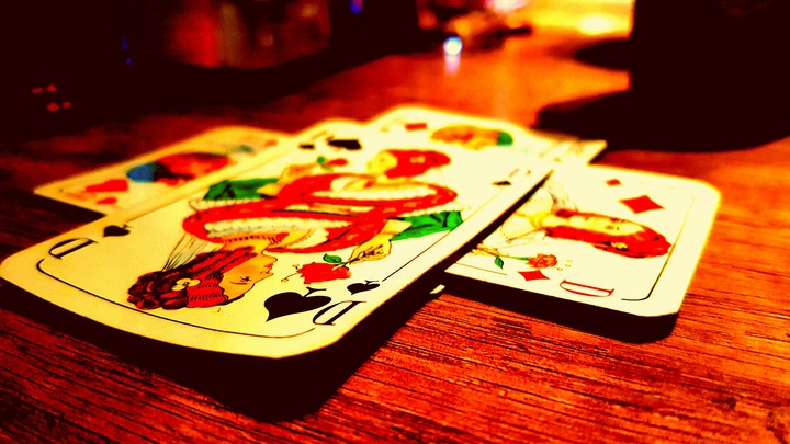 stock of playing cards